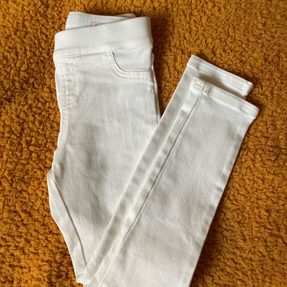 Girls Vineyard Vines White Denim Jegging